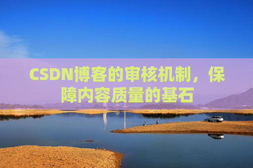 CSDN博客的审核机制，保障内容质量的基石